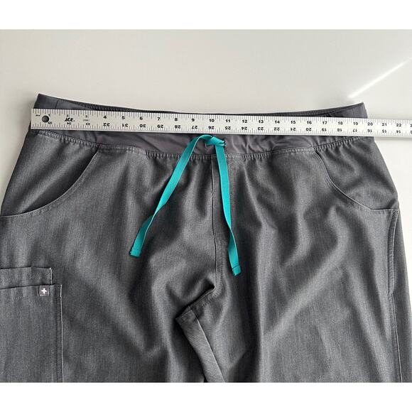 Figs Technical Collection Side Pockets Pull On Grey Scrub Pants women XXL 2XL - Picture 6 of 12